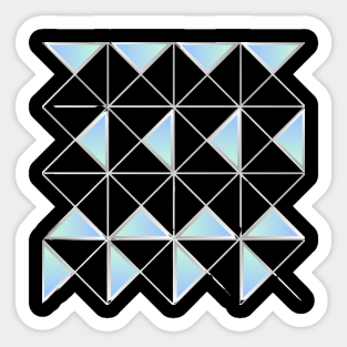 Triangle geometric pattern Sticker